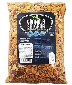 Granola Salgada Frango Pepper Lemon 400 G - Terra Dos Grãos