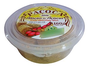 Paçoca Rolha Zero Açúcar Com Chocolate - 160 G - Fibrasmil