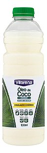 Óleo De Extra Virgem Coco Vitorena Garrafa Sem Glúten 900 Ml