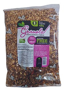 Granola sem Glúten com Cacau, Cranberry e Gojiberry - Terra dos Grãos - 400 g
