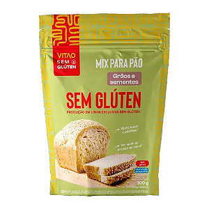 Vitao Mix Pão Sem Glúten Sementes - 300 g