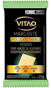 Chocolate Branco Zero Açúcar Vegano - Vitao - 22 G