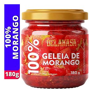 Geleia 100% Geleia De Morango Delakasa 180g