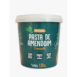 Pasta de Amendoim Integral Crocante - Terra dos Grãos - 1 kg