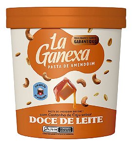 Pasta Amendoim Doce De Leite Castanha De Caju 1kg La Ganexa