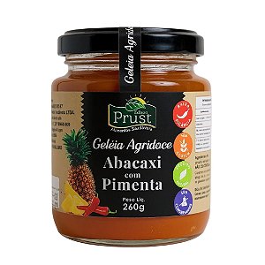 Geleia Agridoce De Abacaxi Com Pimenta - Prust - 260g