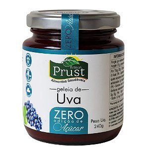 Geleia De Uva Zero Açúcar - Prust - 240 G