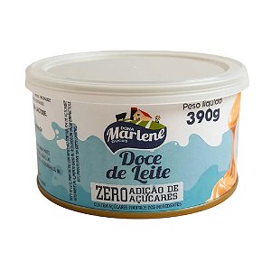 Doce de Leite Zero Açúcar Puro Lata - Marlene - 390 g