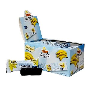 Bananinha Cremosa Zero Açúcar Famoso 24x30 g