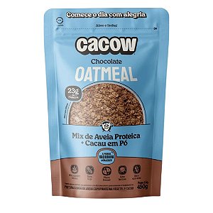 Mix Aveia Proteica Oatmeal Chocolate Cacow - 450 g