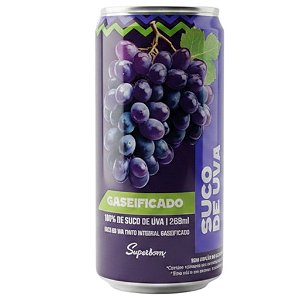 Suco de Uva Tinto Gaseificado Superbom - 269 ml