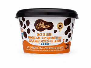Doce de Leite Zero Lactose La Ganexa Zero Açúcar 250g