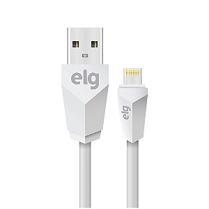 Cabo ELG Lightining L810 bco 1 metro para iphone Sim