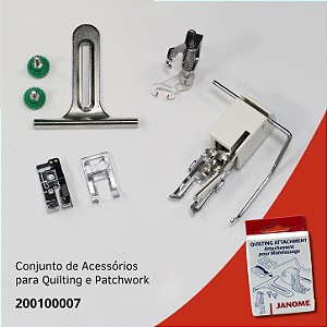 Conjunto de Calcadores para Quilting para Máquinas Eletrônicas de 5mm e 7mm de haste baixa – 200100007