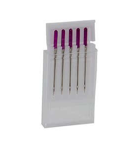 Agulha de Ponta Roxa tamanho 14/90 para Máquina de Costura e Bordado – 202122001