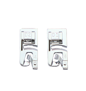 Calcador para bainha enrolada de 4 mm e de 6 mm para Máquinas de Costura Eletrônicas 7mm e Mista – 200326001