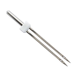 Agulha Dupla Centralizada 2mm tamanho 14/90 para Máquina de Costura – 607404007