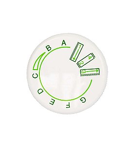 Seletor de Ponto para máquina de costura Elna 1000 Sew Green – 743189318