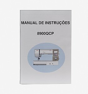 Manual de instrução para máquina 8900QCP – 858800595