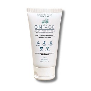 Esfoliante Facial OnFace Argila Verde e Calêndula Biozenthi 60g