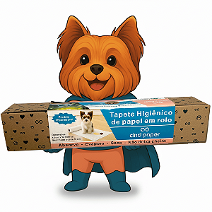 Tapete Higiênico em Rolo pet Impermeável 48cm X 14 mts