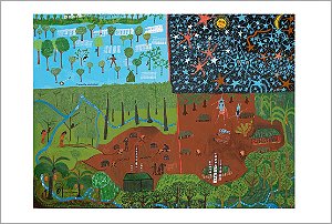 CARTÃO-POSTAL VIVA VIVA ESCOLA VIVA - MÃYÕN NÃG PENÃHÃ - OLHANDO ESTRELA, APNE IXKOT HÃMHIPAK, ESCOLA VIVA MAXAKALI