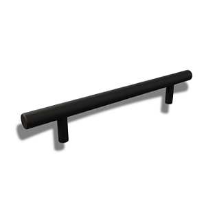 Puxador Haste Primus 814 - 96mm - Preto Fosco