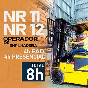 NR 11 - NR 12 - Operador de Empilhadeira de Pequeno Porte - EPP (8H. Semipresencial)