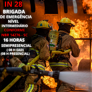 Brigada de Emergência - Intermediário (16H. SemiPresencial) - Formação e Reciclagem