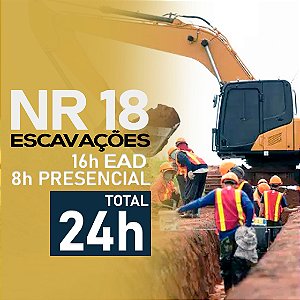 NR 18 - Escavações (24H. SemiPresencial)