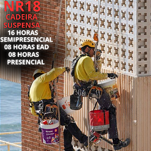 NR 18 - Cadeira Suspensa (16 H. SemiPresencial) - Formação e Reciclagem
