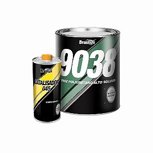 Kit Verniz Alto Sólidos 9038 900ml + Catalisador Brasilux