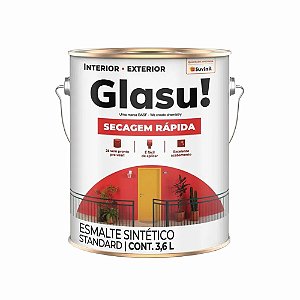 Tinta Esmalte Sintético Secagem Rápida 3,6L Glasu