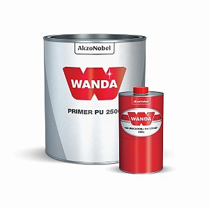 Kit Primer PU 2500 900ml + Catalizador Wanda