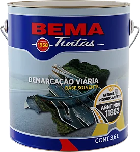 Bema- Demarcação Viária Base Solvente 3,6L