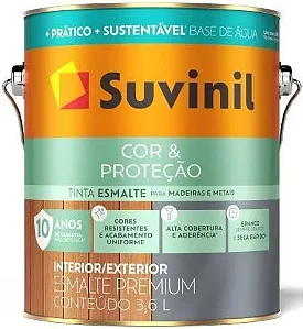 Esmalte Suvinil Cor & Proteção Acetinado Base Água Tabaco 3,6L