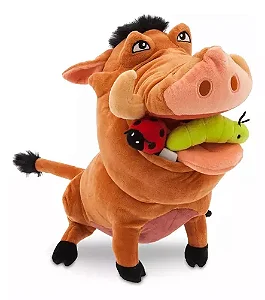 PELUCIA PUMBA 35CM DISNEY - REI LEÃO