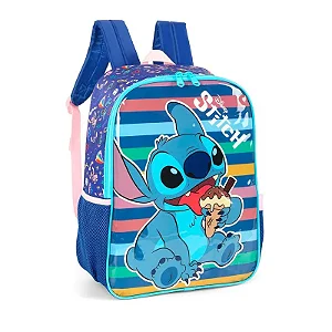 MOCHILA ESCOLAR SORVETE - AZUL