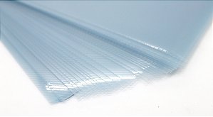 CAPA TRANSPARENTE LINE PARA ENCADERNAÇÃO COM 50 UNIDADES