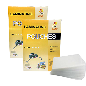Plástico para Plastificação A4 220x307mm 125 micras 100 unidades