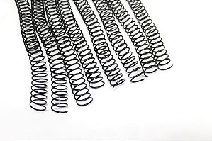 ESPIRAL PARA ENCADERNAÇÃO 12MM PRETO COM 100 UNIDADES