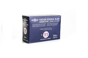 Lâmina Bisturi Nr.21 - Caixa com 100un - Feather