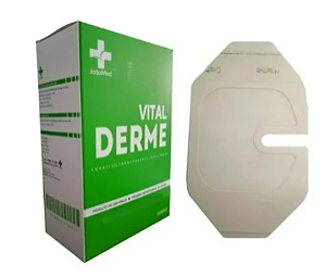 Curativo transparente estéril fenestrado 6x7cm - 1un - Vital derme