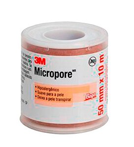 Fita Micropore Bege 50mmx10mt - 3M