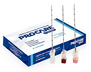 Agulha Anestésica Peridural - 18gx3 1/2 (1,3x90mm) - 1un - Procare
