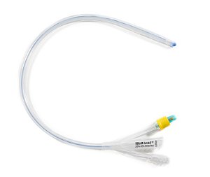 Sonda Foley 3 vias Nr.18FR Silicone - Balão 30ml Well Lead - 1un