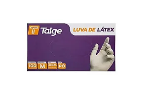 Luva Látex com pó - Talge - Tamanho M