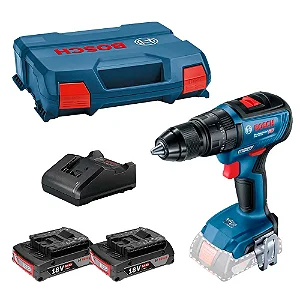PARAFUSADEIRA/FURADEIRA DE IMPACTO A BATERIA 18V MOTOR BRUSHLESS GSB 18V-50 - 06019H51E0000