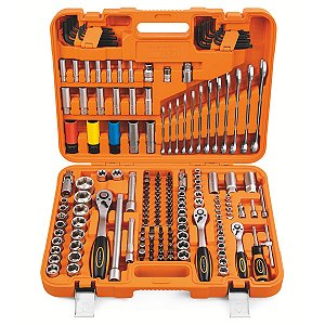 KIT DE FERRAMENTAS PARA OFICINAS 176 PEÇAS TRAMONTINA PRO COM MALETA - 44952176