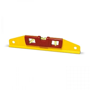 NIVEL TRAPEZOIDAL DE ALUMINIO 12" C/ 3 BOLHAS - 1 DE PRUMO, 1 DE NIVEL E 1 DE 45° - KLTS-12